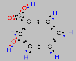 Lewis structure of salicylic acid